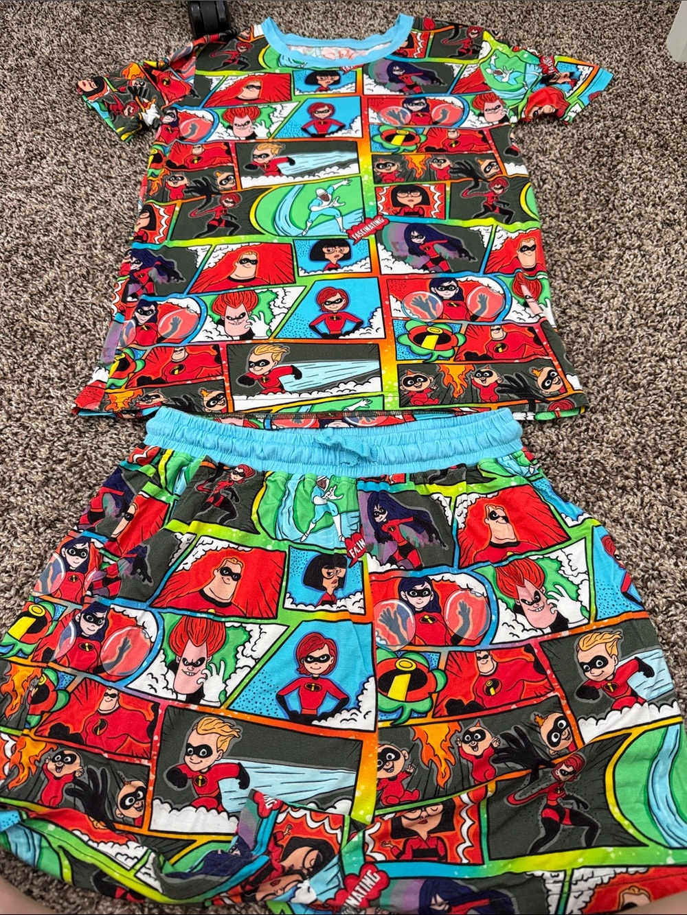 The Incredibles Bamboo Women’s Pajama Set - Multicolor